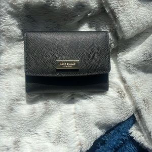 Kate spade black business card holder